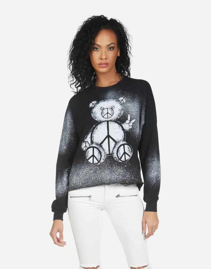 Lee Peace Teddy Blackwhite Mist Women Lauren Moshi Long Sleeve