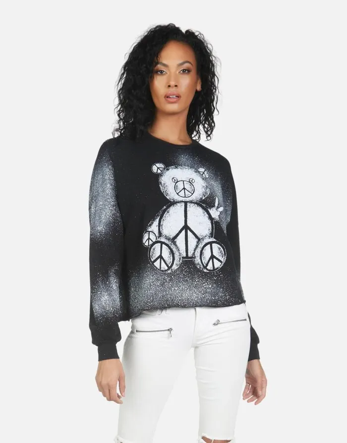 Lee Peace Teddy Blackwhite Mist Women Lauren Moshi Long Sleeve