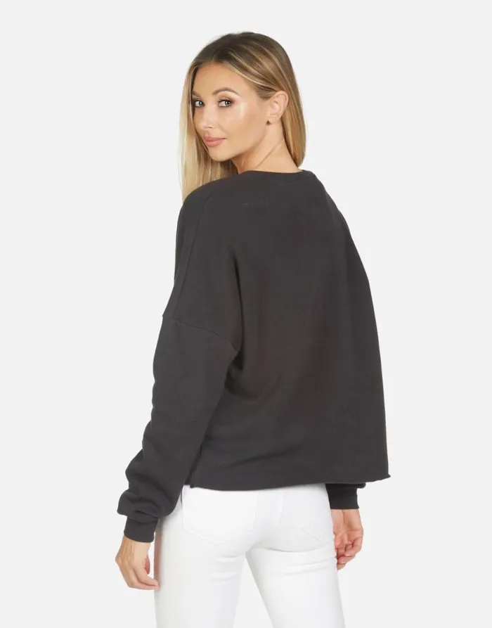 Lee Watercolor Eye Onyx Women Lauren Moshi Long Sleeve