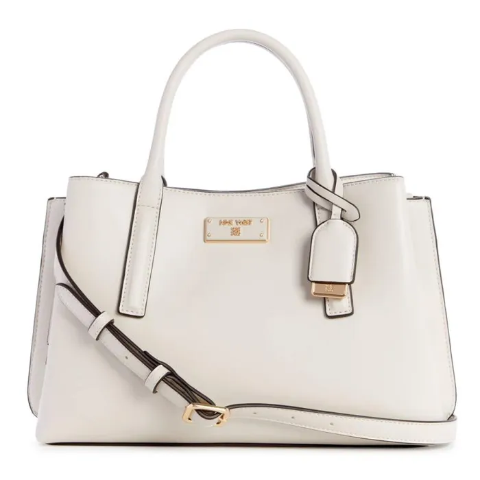 Leonel Satchel Milk Women Nine West Satchels and Shoulder Bags