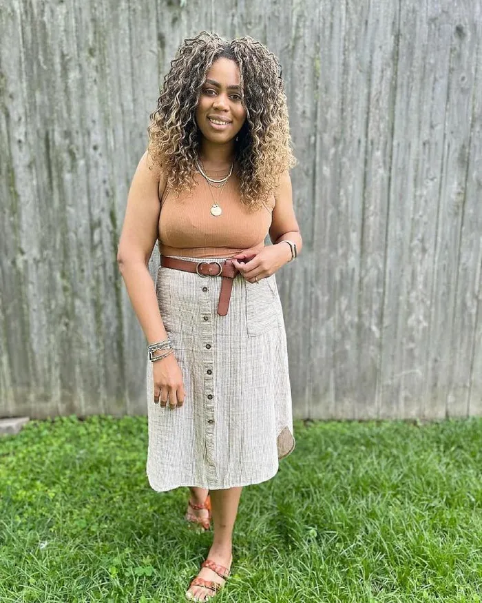 Linen Button Front Midi Skirt Women Maurices Bottoms