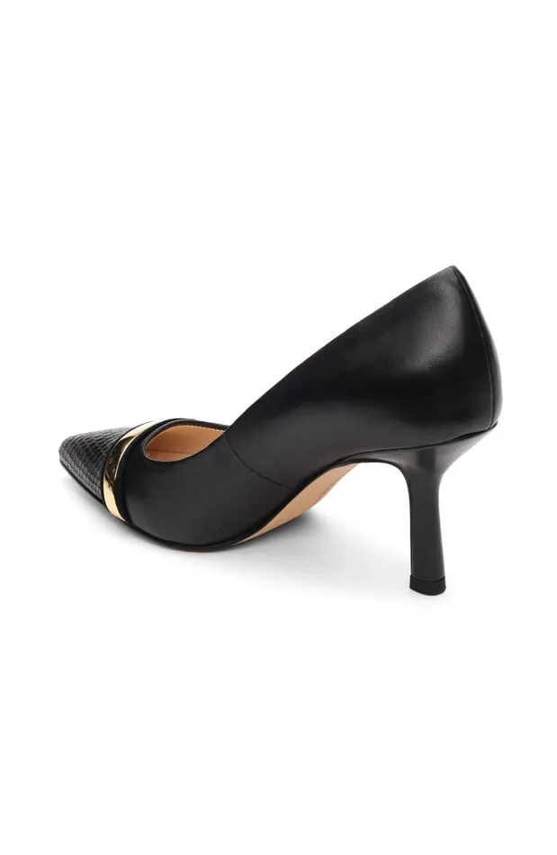 Liverpool Los Angeles Heels BELAIR PUMP WITH EMBOSSED SNAKE Black 8211 Womens