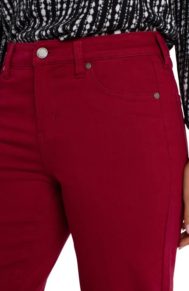 Liverpool Los Angeles Jeans KENNEDY STRAIGHT Garnet 8211 Womens
