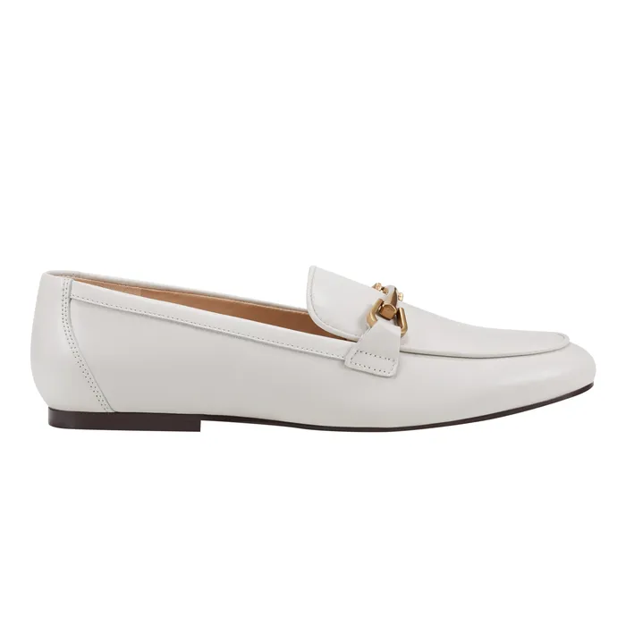Loafers and Flats Marc Fisher Women Bleek Loafer Ivory Leather
