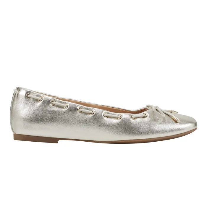 Loafers and Flats Women Marc Fisher Letizia SlipOn Casual Flat Platino