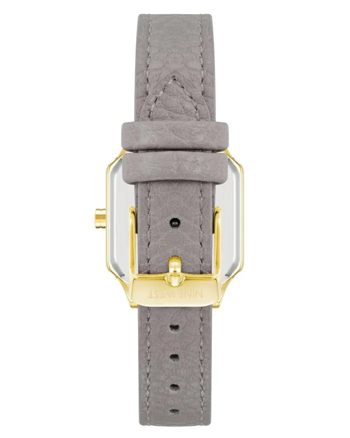 Logo Charm Strap Watch Taupe Women Nine West Straps Logo Charm Strap Watch Taupe Women Nine West Straps