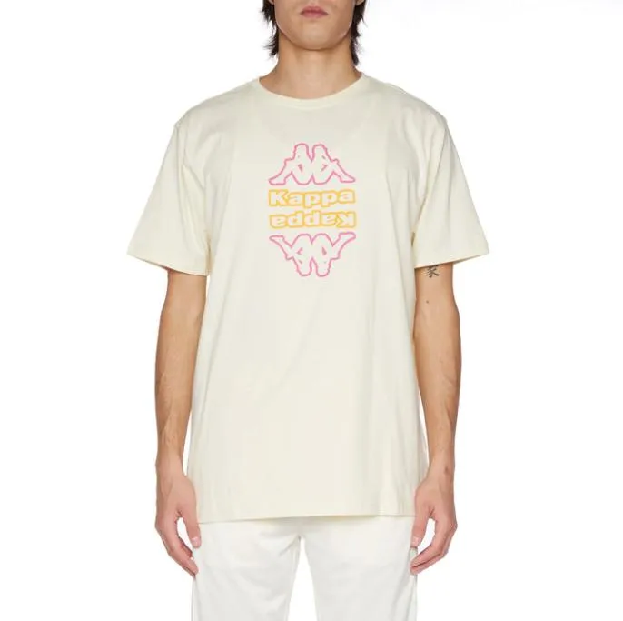 Logo Isten TShirt 8211 Beige Beige Men Kappa TShirts
