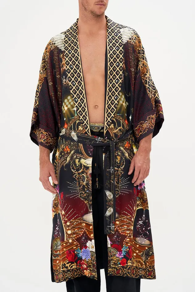LONG LINE REVERSIBLE ROBE KINGDOM OF ANGELS Kingdom Of Angels Mens Camilla Robes