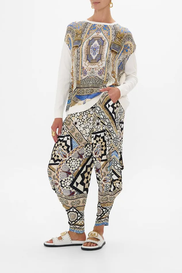LONG SLEEVE JUMPER WITH PRINT FRONT MAKE ME YOUR MOSAIC Make Me Your Mosaic Womens Camilla Knitwear