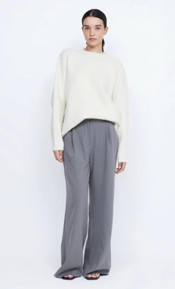 Long Sleeve Shop Bec Bridge Brice Knit Jumper Ivory
