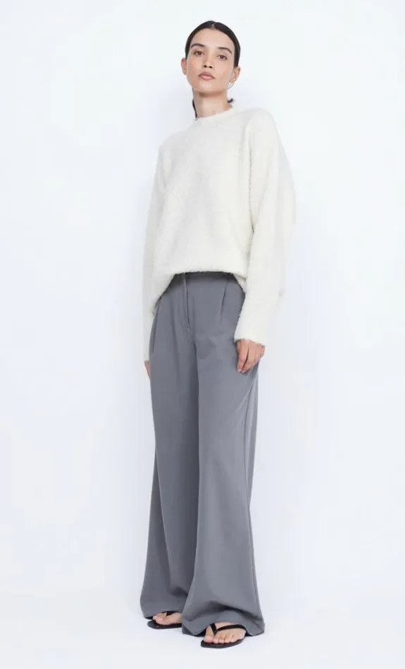 Long Sleeve Shop Bec Bridge Brice Knit Jumper Ivory