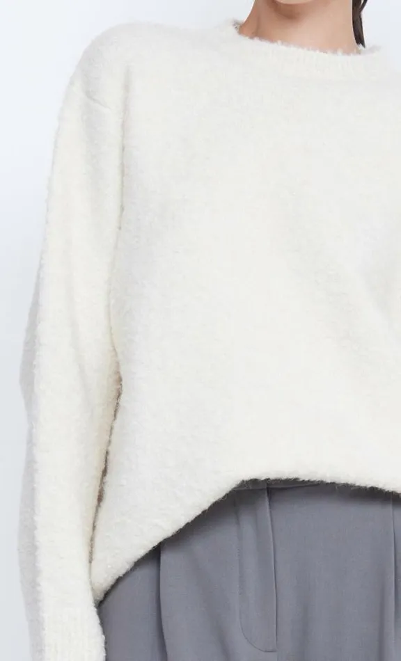 Long Sleeve Shop Bec Bridge Brice Knit Jumper Ivory