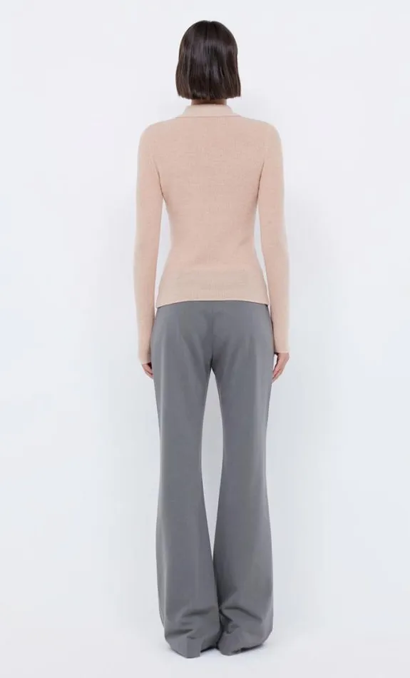 Long Sleeve Shop Bec Bridge Rodeo Keyhole Cardigan Peach