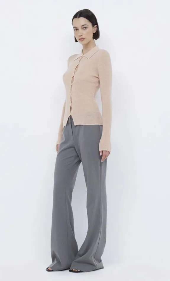 Long Sleeve Shop Bec Bridge Rodeo Keyhole Cardigan Peach