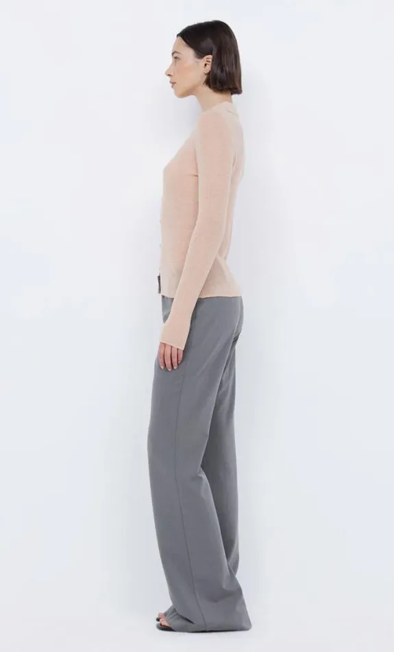 Long Sleeve Shop Bec Bridge Rodeo Keyhole Cardigan Peach