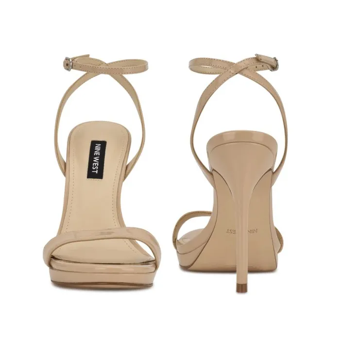 Loola Ankle Strap Sandals Light Latte Women Nine West Sandals Loola Ankle Strap Sandals Light Latte Women Nine West Sandals