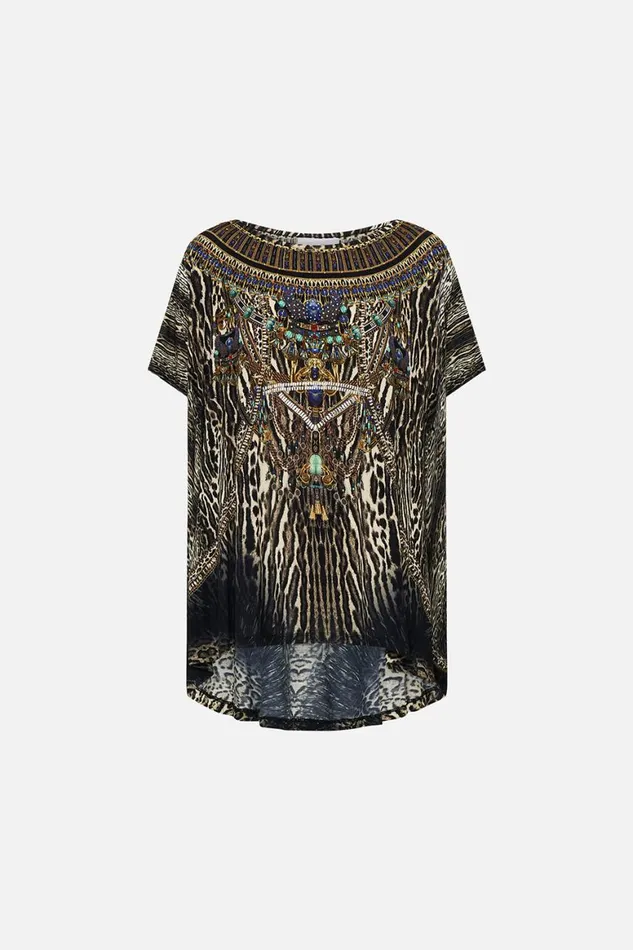LOOSE FIT TEE CAT WORSHIP Cat Worship Womens Camilla Tees