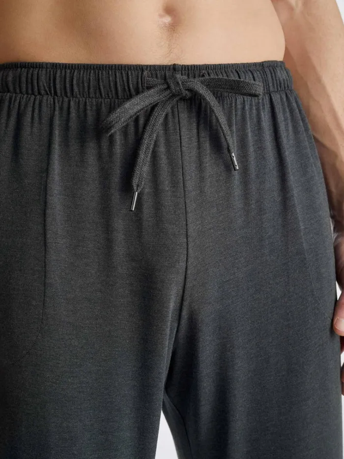 Lounge Pants Men Derek Rose Lounge Pants Marlowe Micro Modal Stretch Anthracite