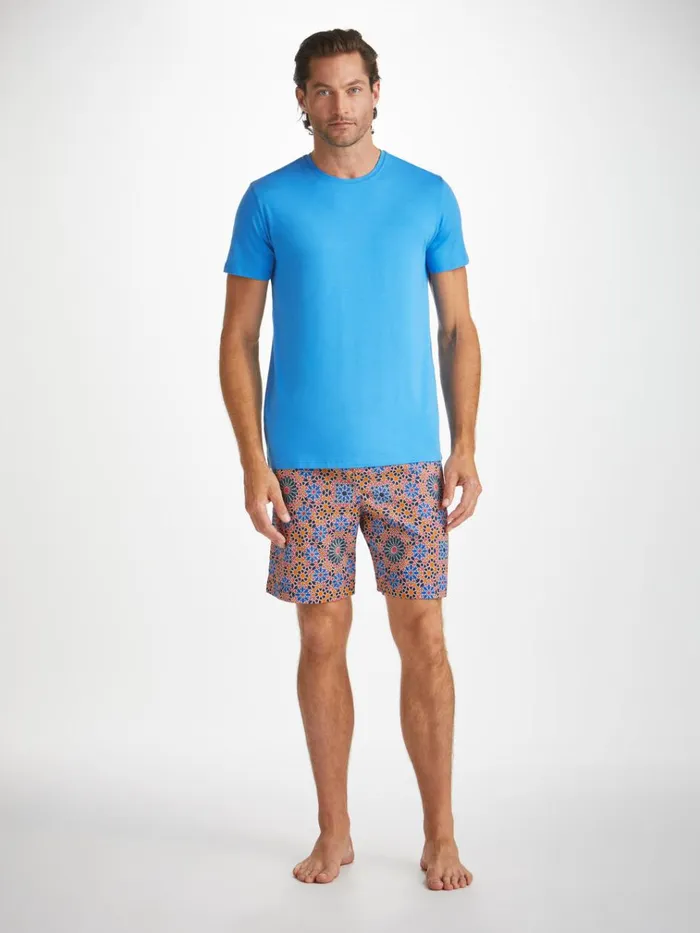 Lounge Shorts Men Derek Rose Lounge Shorts Ledbury 69 Cotton Batiste Multi