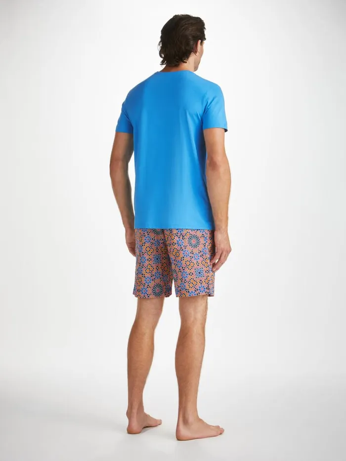 Lounge Shorts Men Derek Rose Lounge Shorts Ledbury 69 Cotton Batiste Multi