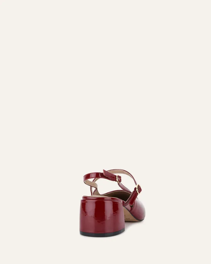 LOW HEELS Women jomercer Jenna low heels ruby red patent