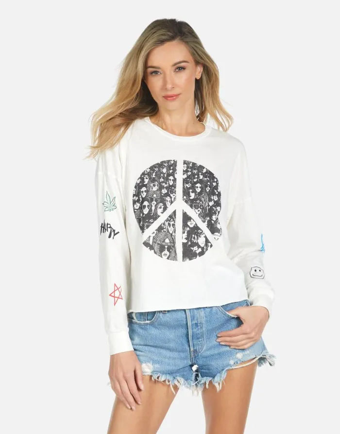 Luella Peace Hippie Milk Women Lauren Moshi Long Sleeve