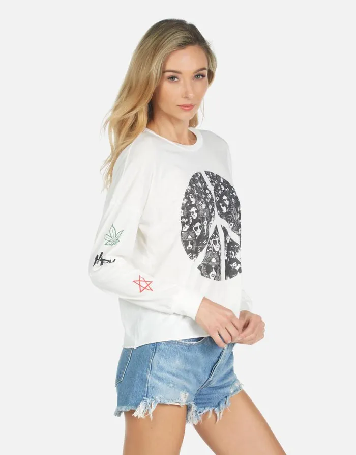 Luella Peace Hippie Milk Women Lauren Moshi Long Sleeve