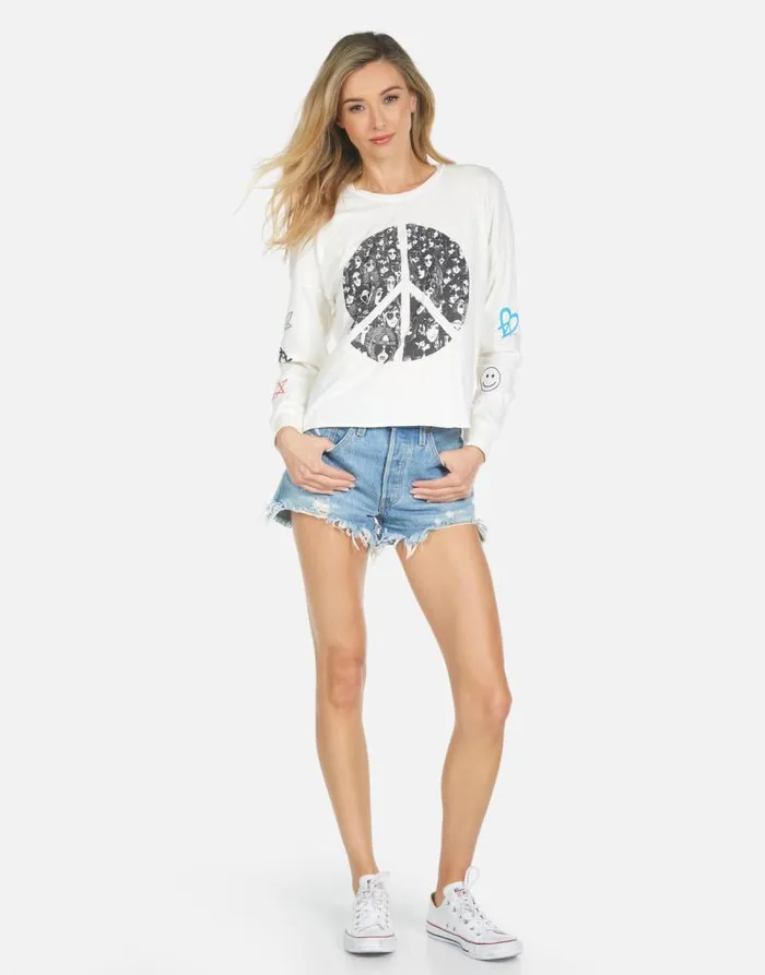 Luella Peace Hippie Milk Women Lauren Moshi Long Sleeve