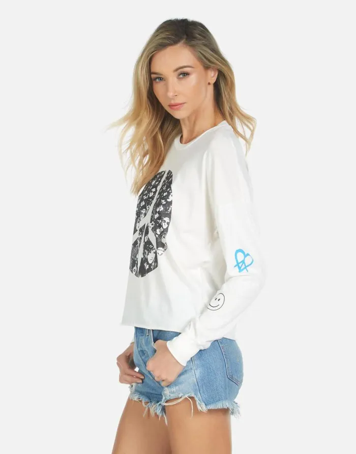 Luella Peace Hippie Milk Women Lauren Moshi Long Sleeve