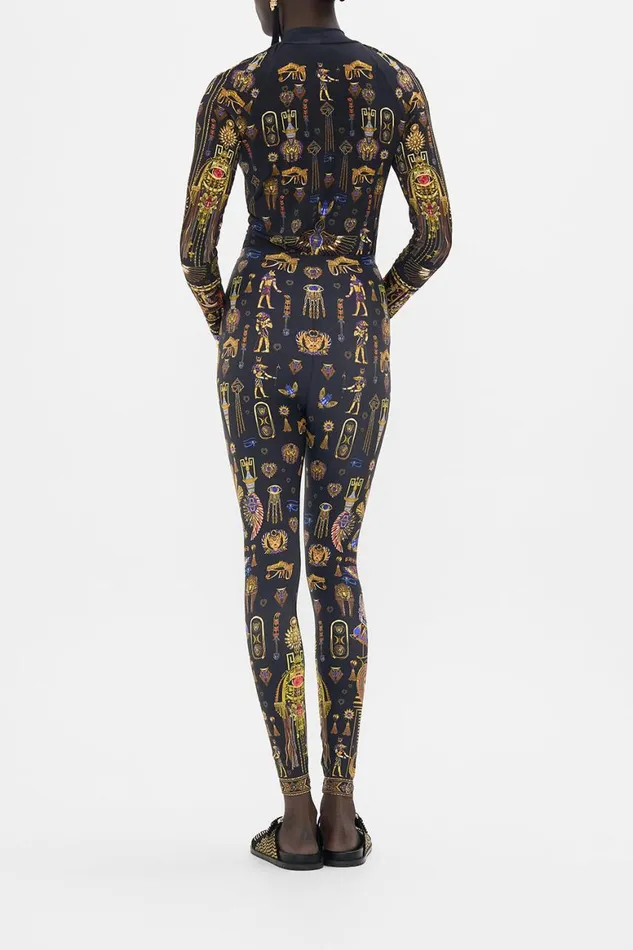 LUSTRE PRINTED LEGGING CARTOUCHE KINGDOM Cartouche Kingdom Womens Camilla Pants