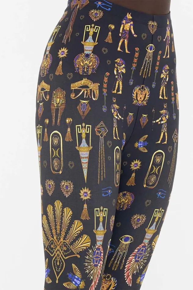 LUSTRE PRINTED LEGGING CARTOUCHE KINGDOM Cartouche Kingdom Womens Camilla Pants