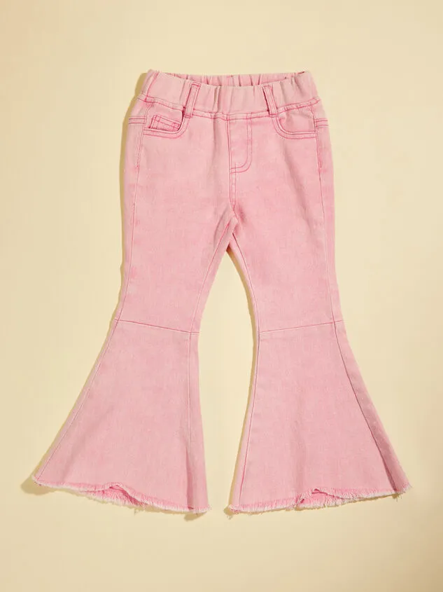 Macy Baby Denim Flares Pink Girl Altar039d State Playwear