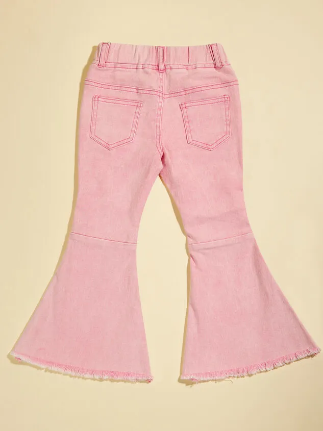 Macy Baby Denim Flares Pink Girl Altar039d State Playwear