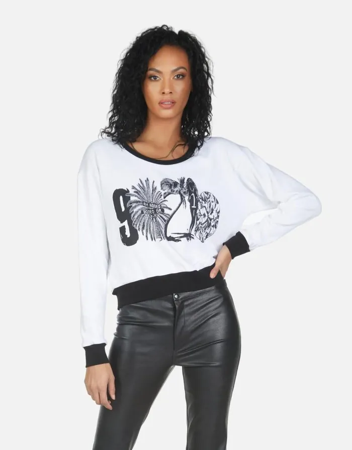 Maeva 90210 Whiteblack Women Lauren Moshi Long Sleeve