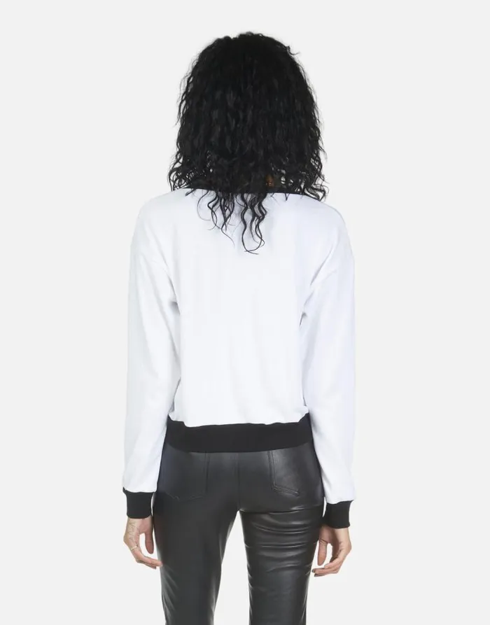 Maeva 90210 Whiteblack Women Lauren Moshi Long Sleeve