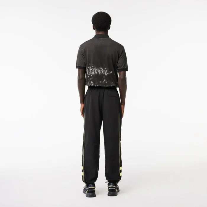 Matching Sets Men Lacoste Men039s Contrast Details Relaxed Fit Sweatpants Black Flashy Yellow 6vt