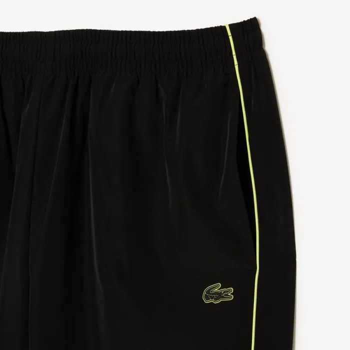 Matching Sets Men Lacoste Men039s Contrast Details Relaxed Fit Sweatpants Black Flashy Yellow 6vt