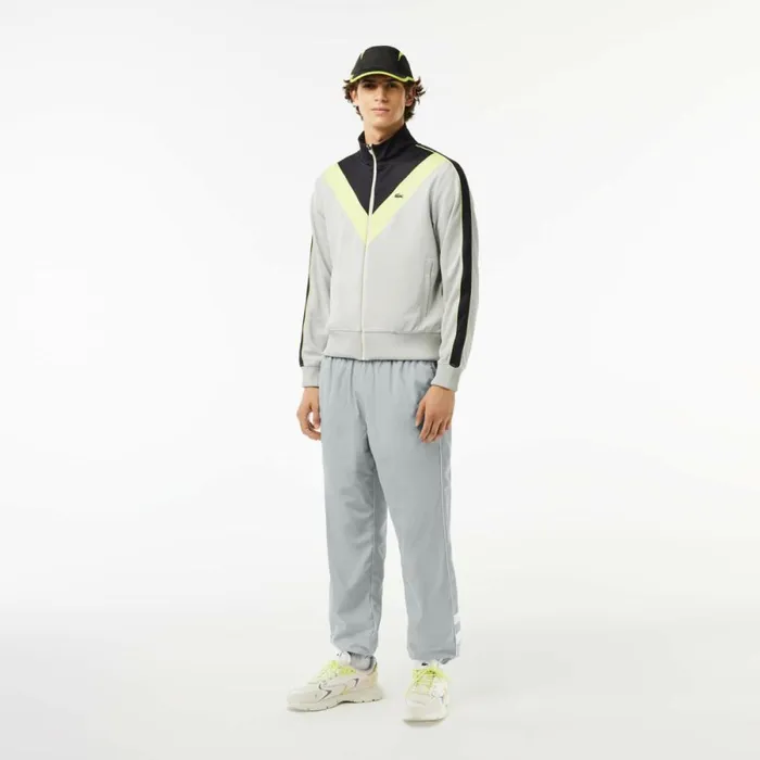 Matching Sets Men Lacoste Men039s Contrast Details Relaxed Fit Sweatpants Grey White Nwj