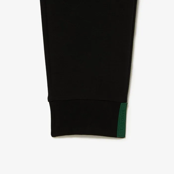Matching Sets Men Lacoste Mens Slim Fit Heathered Cotton Blend Sweatpants Black 031