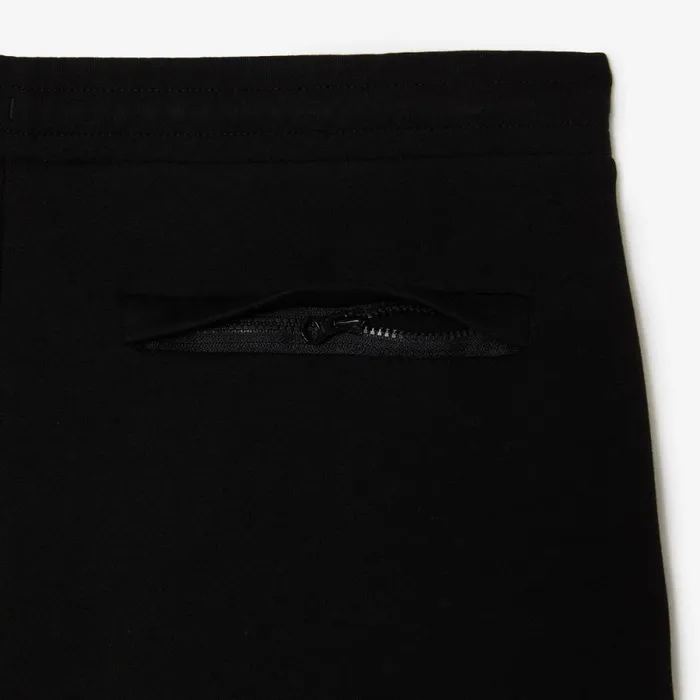 Matching Sets Men Lacoste Mens Slim Fit Heathered Cotton Blend Sweatpants Black 031