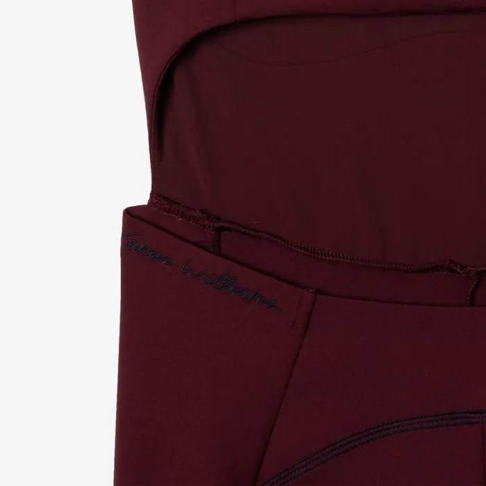 Matching Sets Women Lacoste Lacoste X EleVen By Venus Embroidered Back Jumpsuit Bordeaux Navy Blue Iya