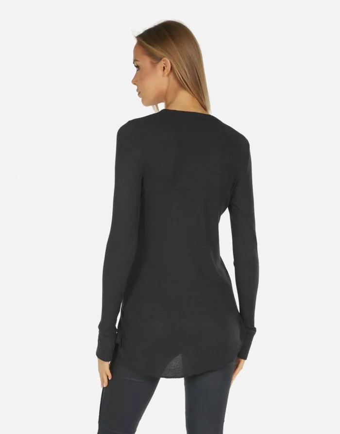 McKinley Peace Hand Elements Onyx Women Lauren Moshi Long Sleeve