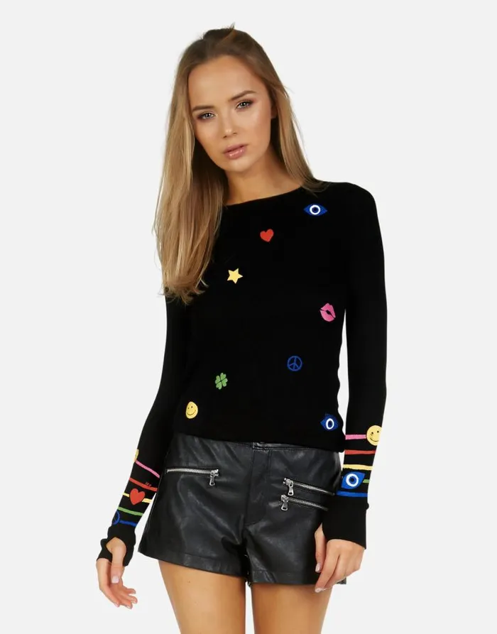 McKinley X Elements Rainbow Black Women Lauren Moshi Long Sleeve