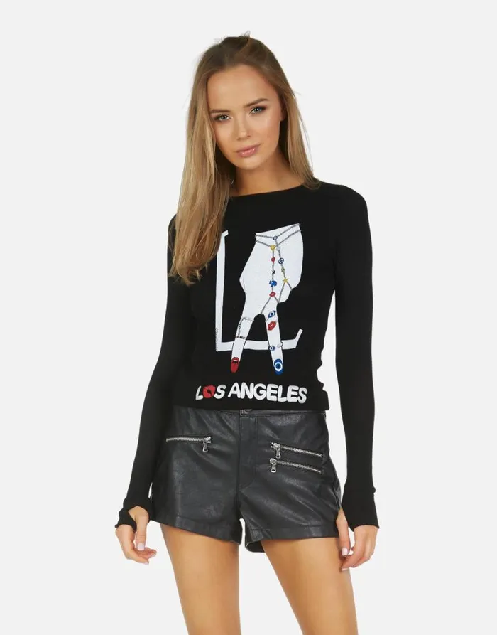 McKinley X LA Hand Elements Black Women Lauren Moshi Long Sleeve