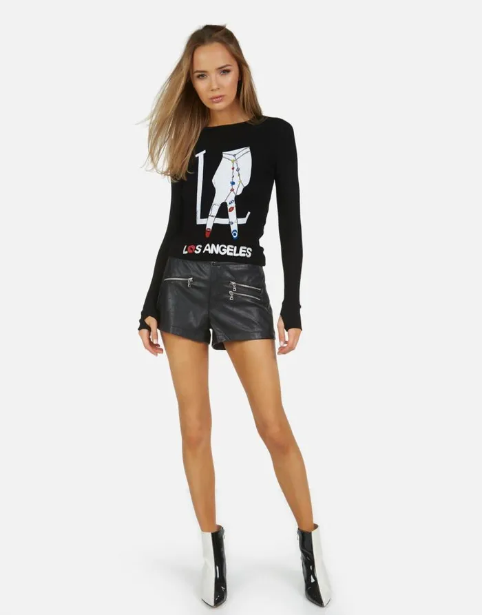 McKinley X LA Hand Elements Black Women Lauren Moshi Long Sleeve
