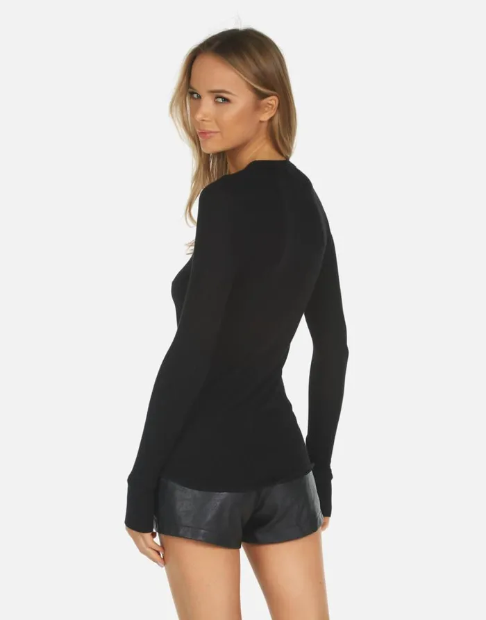 McKinley X Led Zeppelin Outline Black Women Lauren Moshi Long Sleeve