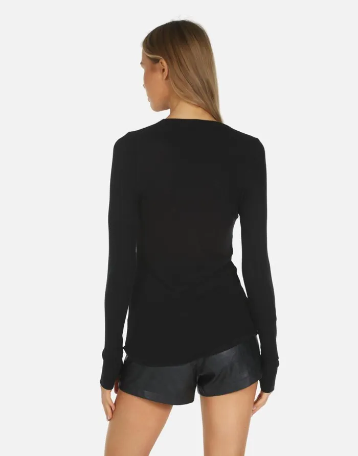 McKinley X Led Zeppelin Outline Black Women Lauren Moshi Long Sleeve