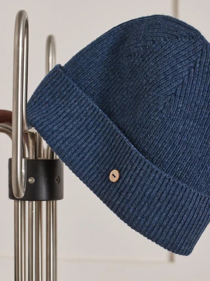 Men Accessories Cyrillus Adult Beanie 8211 The Faguo Collection Bleu Grise