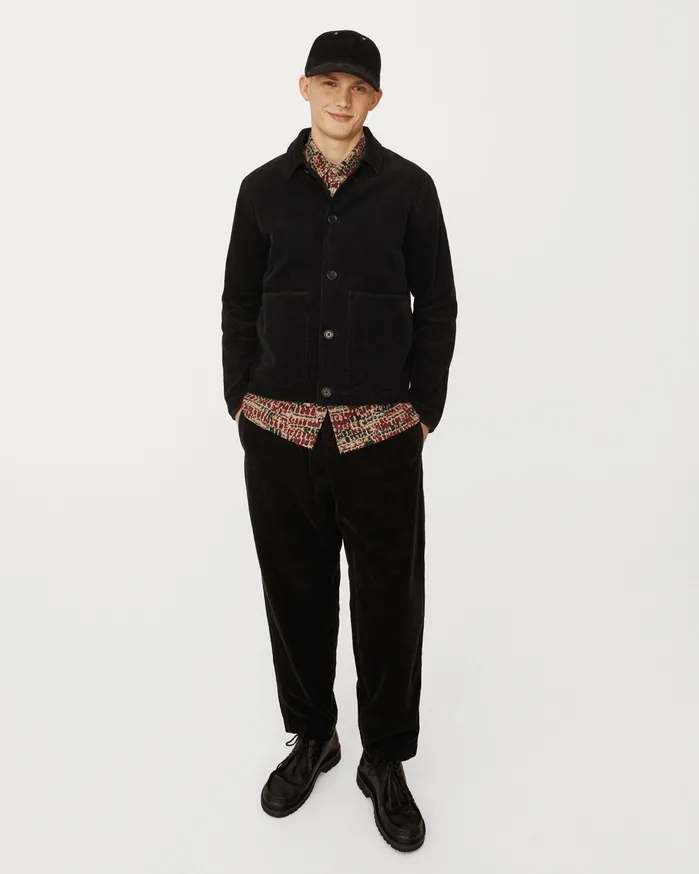 Men Alva Skate Corduroy Trouser Black YMC Trousers and Shorts