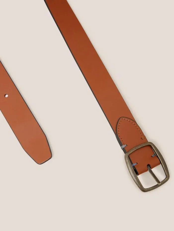 Men BELTS White Stuff Reversible Leather Belt Tan Multi